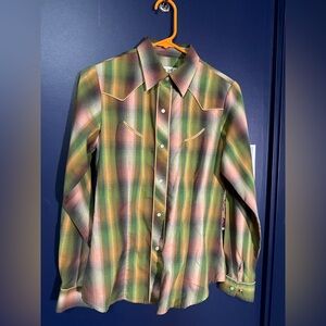 Roper Multicolor Plaid Blouse used 1x